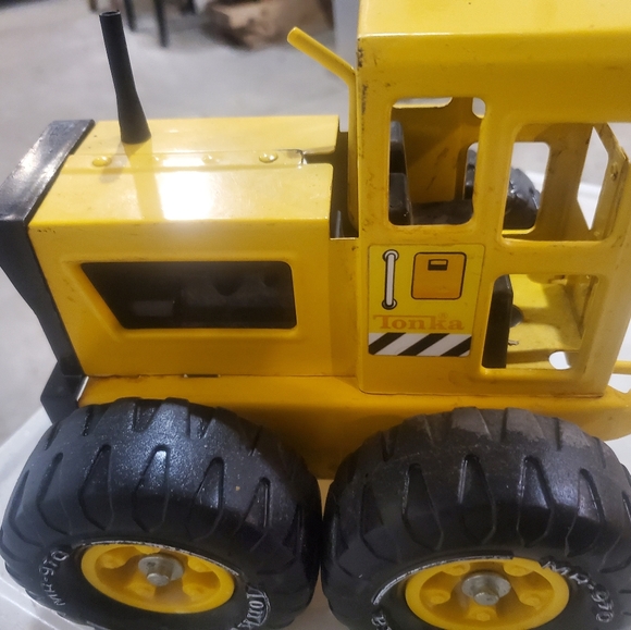 Vintage 70's TONKA MR-970 Road Grader Metal Yellow Construction Toy Vehicle 18” - Picture 4 of 12